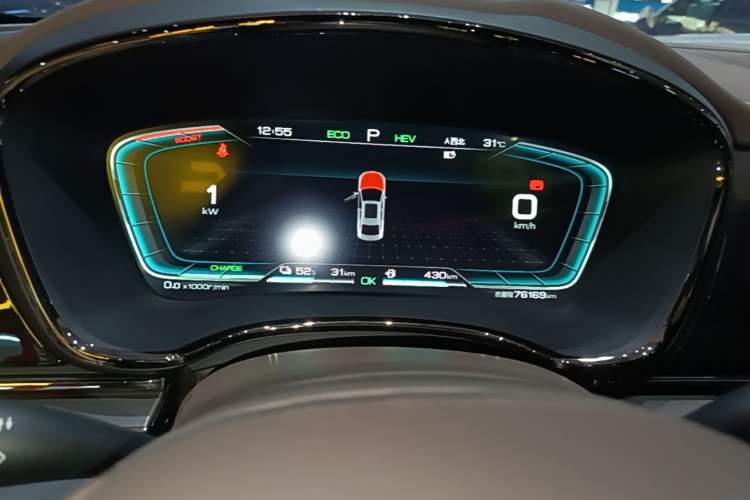 Used BYD Han 2020 DM Four-Wheel Drive Performance Edition Prestige Model Instrument Cluster