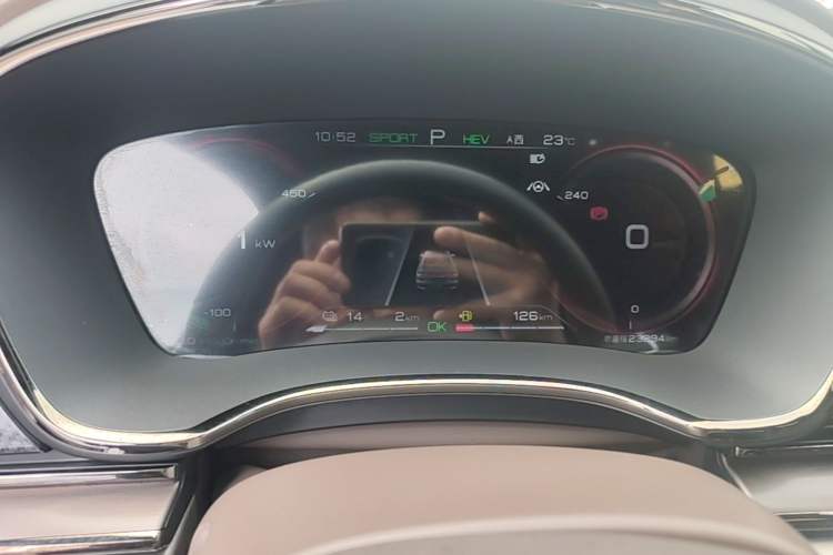 Used BYD Han 2020 DM Four-Wheel Drive Performance Edition Luxury Model Instrument Cluster