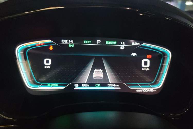 Used BYD Han 2020 EV Long-Range Luxury Model Instrument Cluster