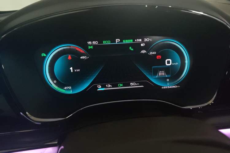 Used BYD Han 2020 EV Four-Wheel Drive High-Performance Flagship Model Instrument Cluster