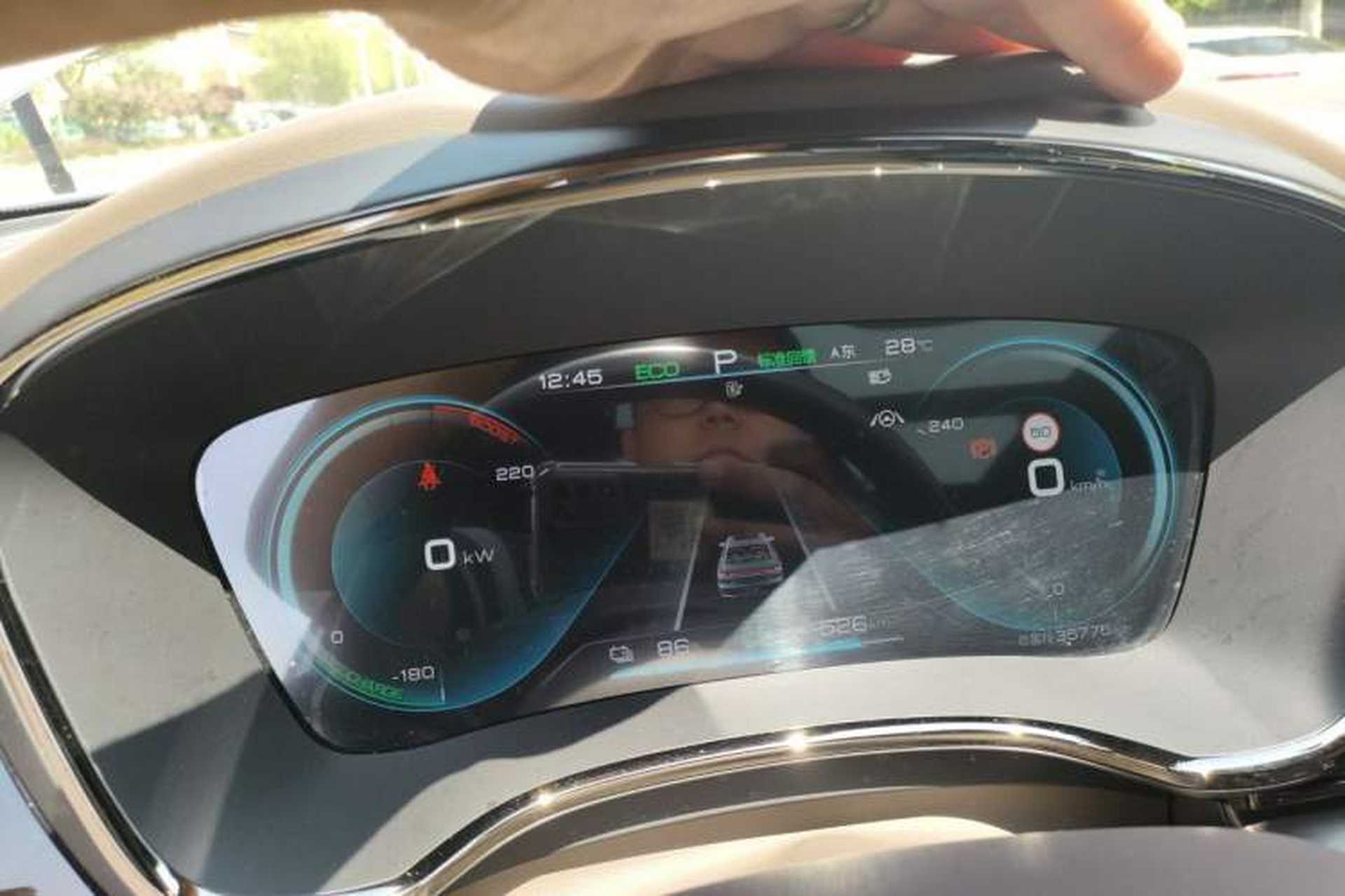 Used BYD Han 2020 EV Long-Range Luxury Model Instrument Cluster