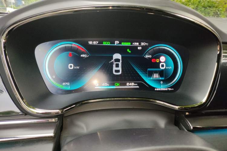 Used BYD Han 2020 EV Four-Wheel Drive High-Performance Flagship Model Instrument Cluster