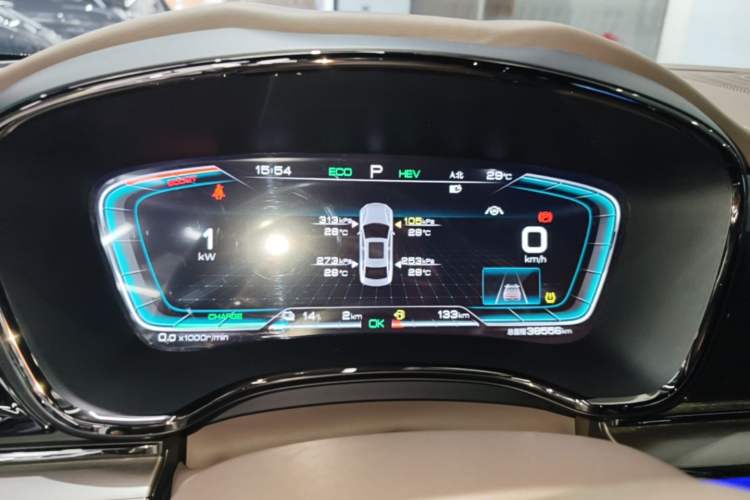 Used BYD Han 2020 DM Four-Wheel Drive Performance Edition Prestige Model Instrument Cluster