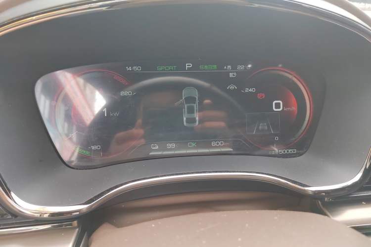 Used BYD Han 2020 EV Long-Range Luxury Model Instrument Cluster