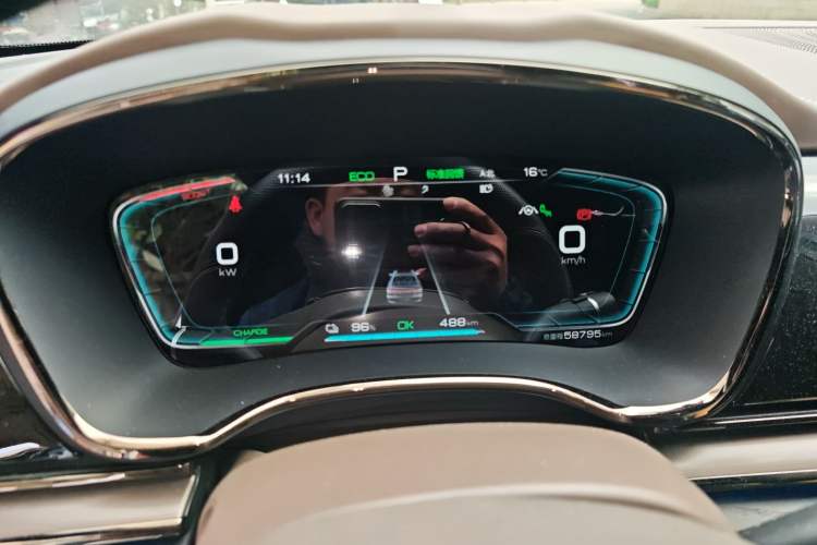 Used BYD Han 2020 EV Four-Wheel Drive High-Performance Flagship Model Instrument Cluster
