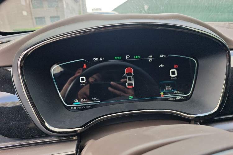 Used BYD Han 2020 DM Four-Wheel Drive Performance Edition Luxury Model Instrument Cluster