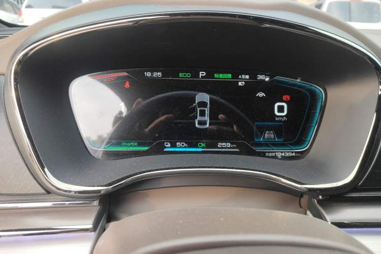 Used BYD Han 2020 EV Long-Range Luxury Model Instrument Cluster
