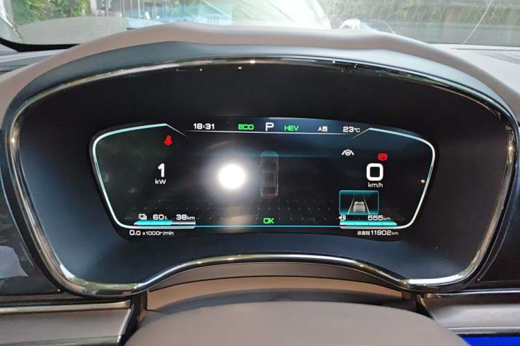 Used BYD Han 2020 DM Four-Wheel Drive Performance Edition Prestige Model Instrument Cluster