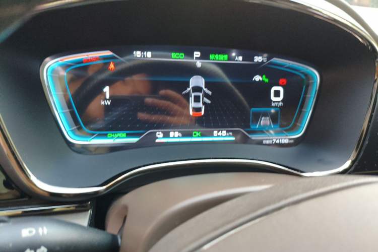 Used BYD Han 2020 EV Four-Wheel Drive High-Performance Flagship Model Instrument Cluster