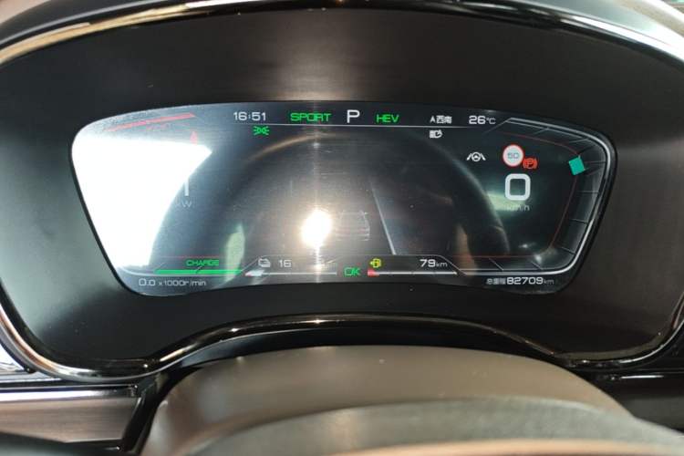 Used BYD Han 2020 DM Four-Wheel Drive Performance Edition Luxury Model Instrument Cluster