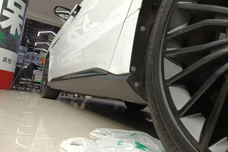 Used BYD Han 2020 EV Long-Range Luxury Model Left Side Sill