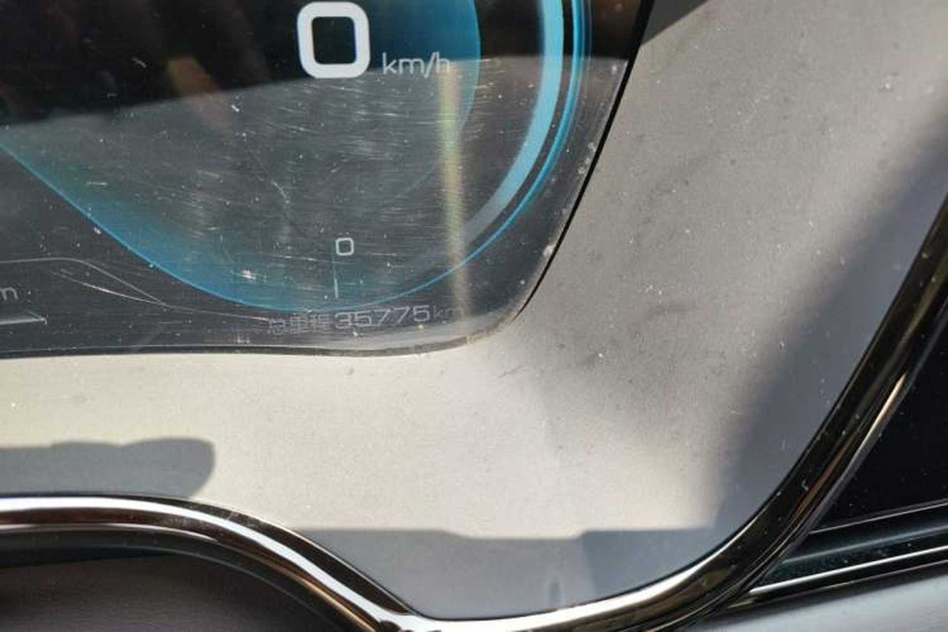 Used BYD Han 2020 EV Long-Range Luxury Model Odometer Close Up