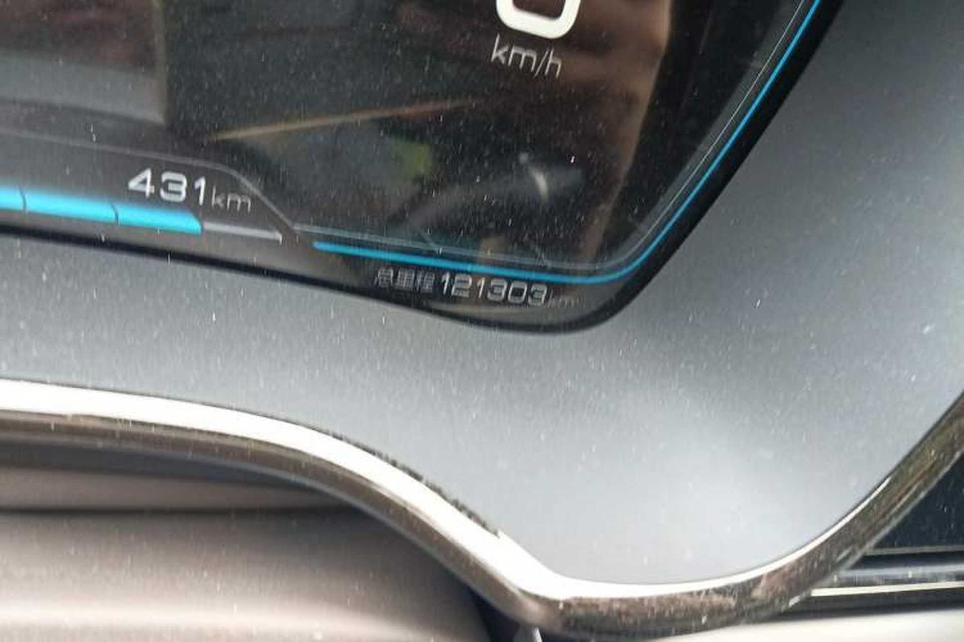 Used BYD Han 2020 DM Four-Wheel Drive Performance Edition Luxury Model Odometer Close Up