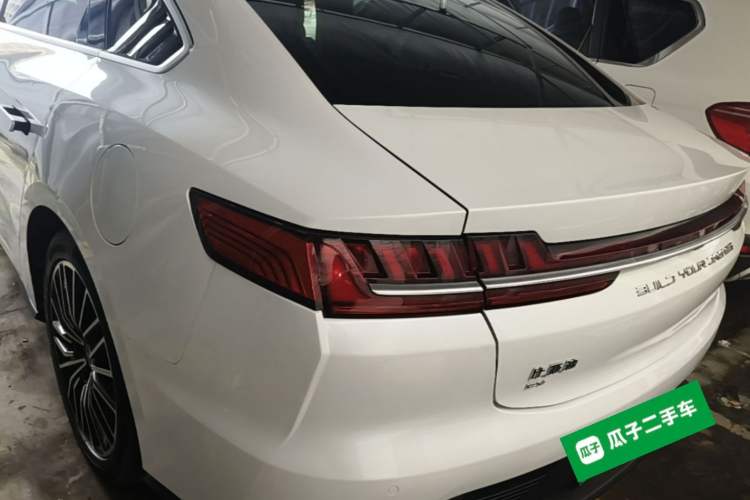Used BYD Han 2020 EV Long-Range Luxury Model Rear Left 45 Deg