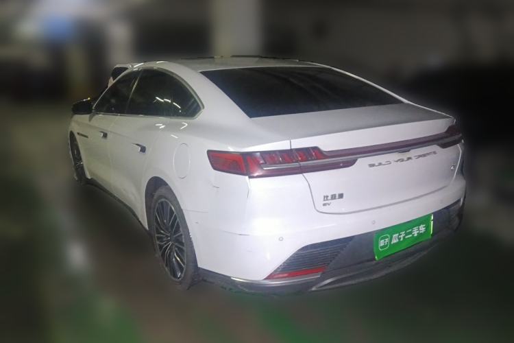 Used BYD Han 2020 EV Long-Range Luxury Model Rear Left 45 Deg