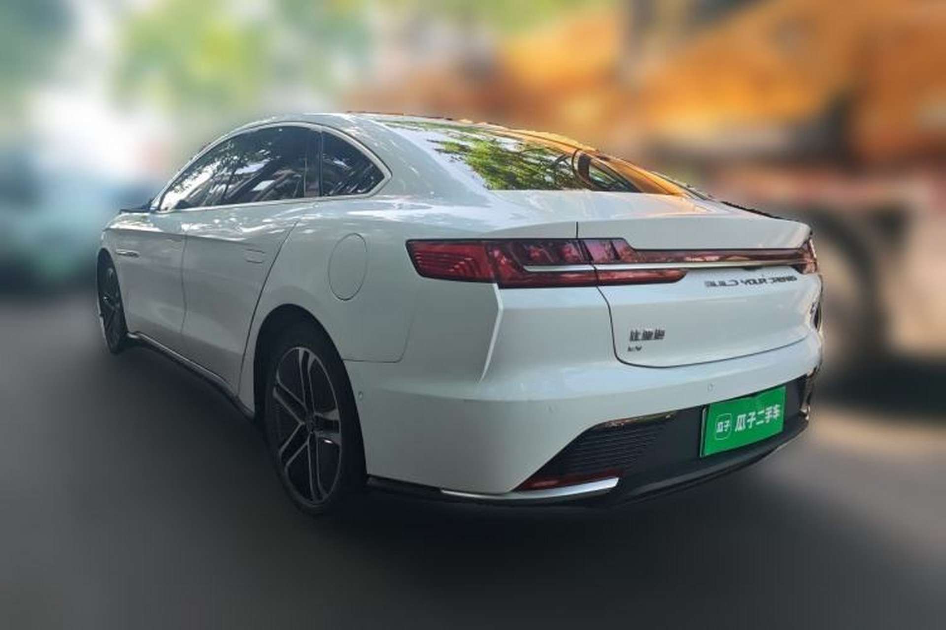 Used BYD Han 2020 EV Long-Range Luxury Model Rear Left 45 Deg