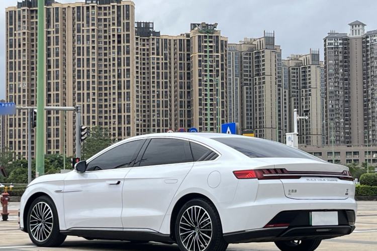 Used BYD Han 2020 EV Long-Range Luxury Model Rear Left 45 Deg