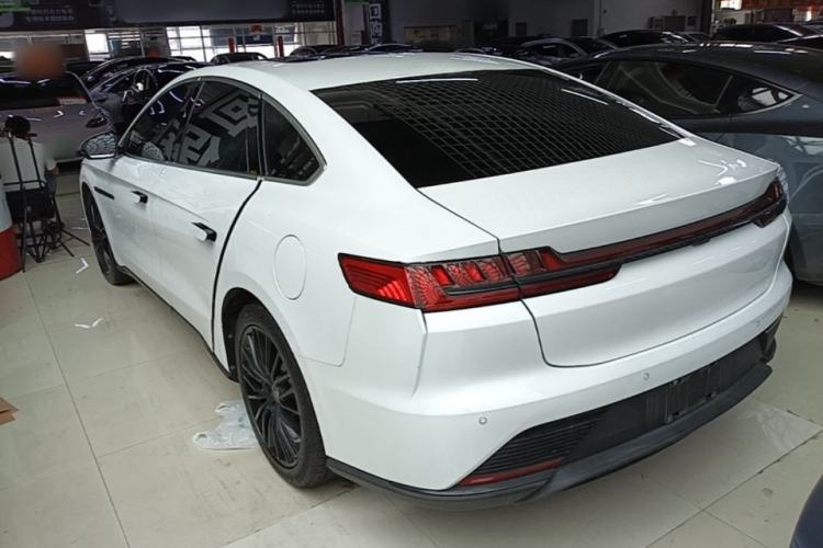 Used BYD Han 2020 EV Long-Range Luxury Model Rear Left 45 Deg