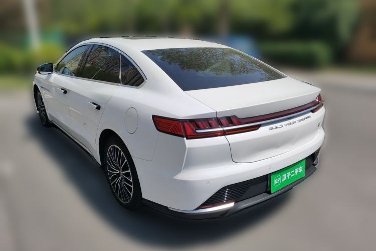 Used BYD Han 2020 EV Long-Range Luxury Model Rear Left 45 Deg
