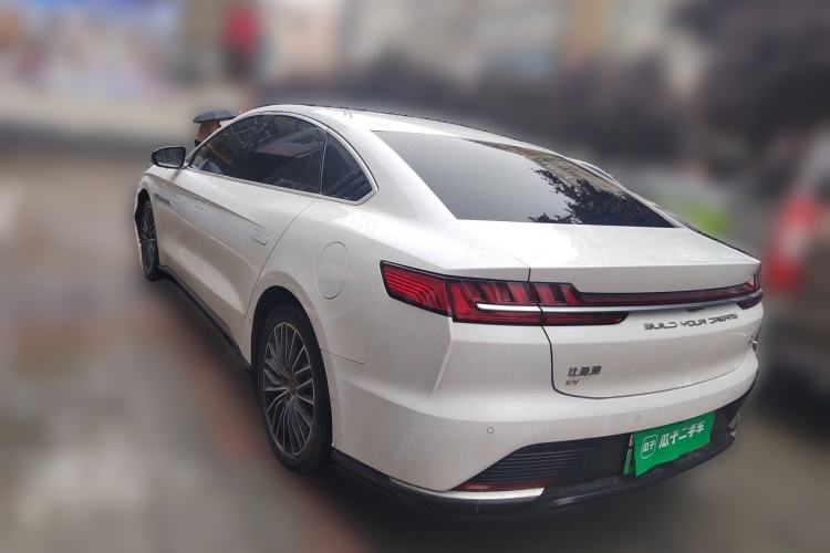 Used BYD Han 2020 EV Long-Range Luxury Model Rear Left 45 Deg