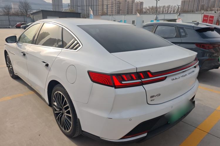 Used BYD Han 2020 EV Long-Range Luxury Model Rear Left 45 Deg
