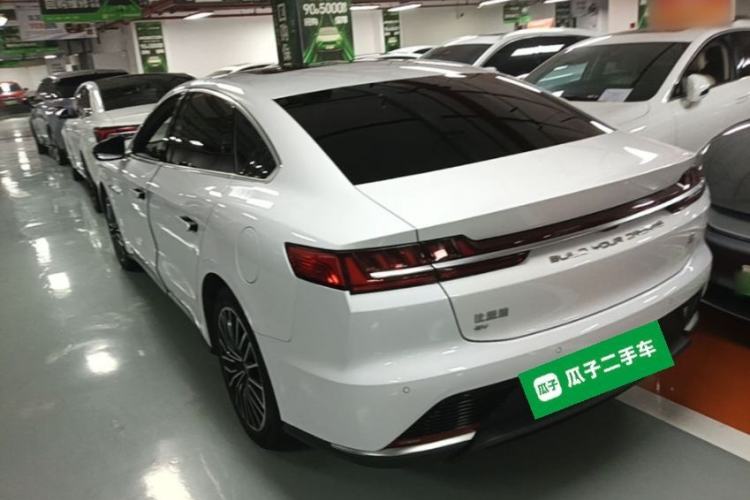 Used BYD Han 2020 EV Long-Range Luxury Model Rear Left 45 Deg