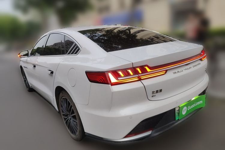 Used BYD Han 2020 EV Long-Range Luxury Model Rear Left 45 Deg