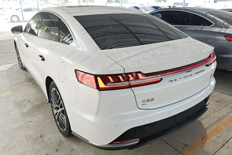 Used BYD Han 2020 EV Long-Range Luxury Model Rear Left 45 Deg
