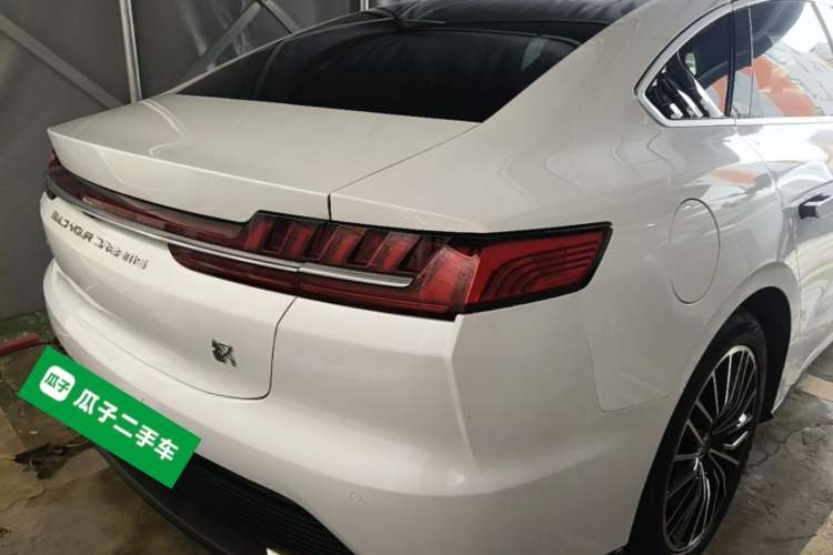 Used BYD Han 2020 EV Long-Range Luxury Model Rear Right 45 Deg