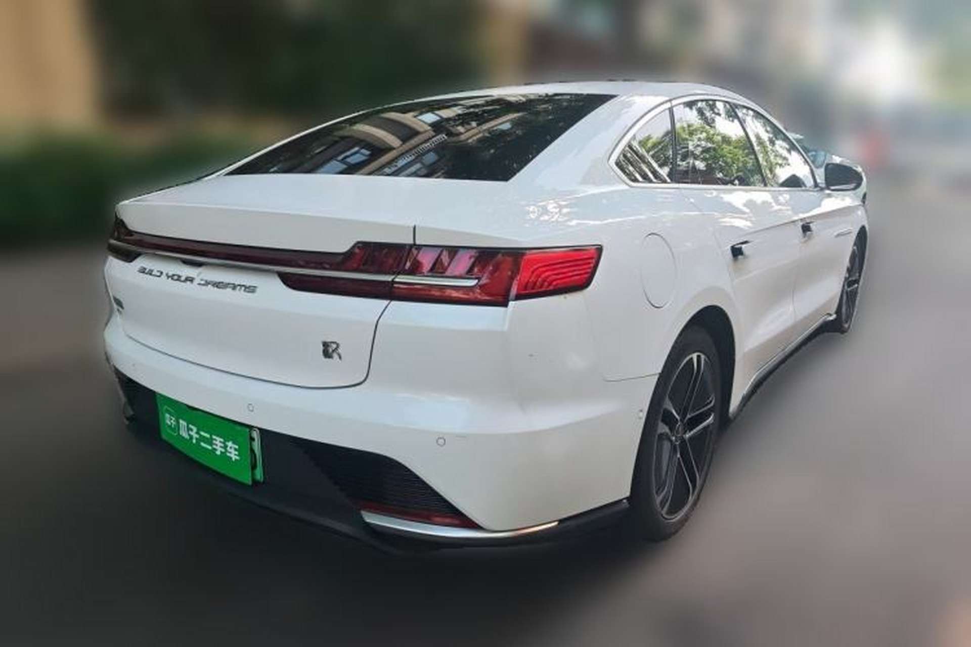 Used BYD Han 2020 EV Long-Range Luxury Model Rear Right 45 Deg