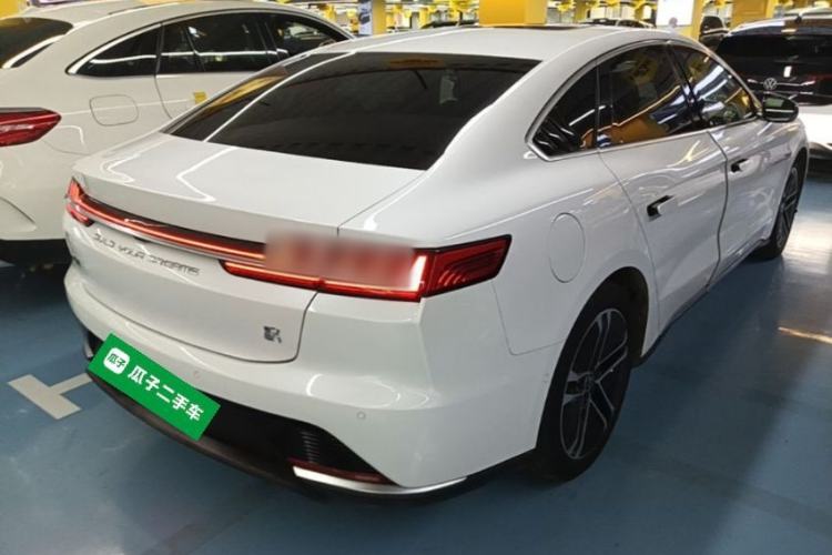 Used BYD Han 2020 EV Long-Range Deluxe Model Rear Right 45 Deg