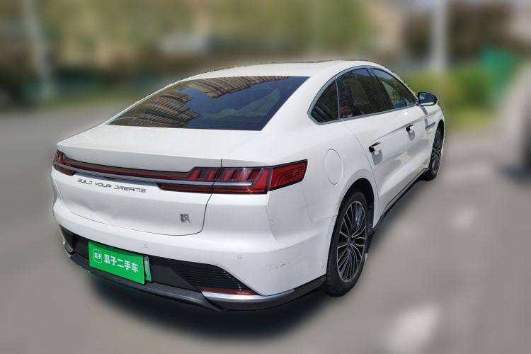 Used BYD Han 2020 EV Long-Range Luxury Model Rear Right 45 Deg