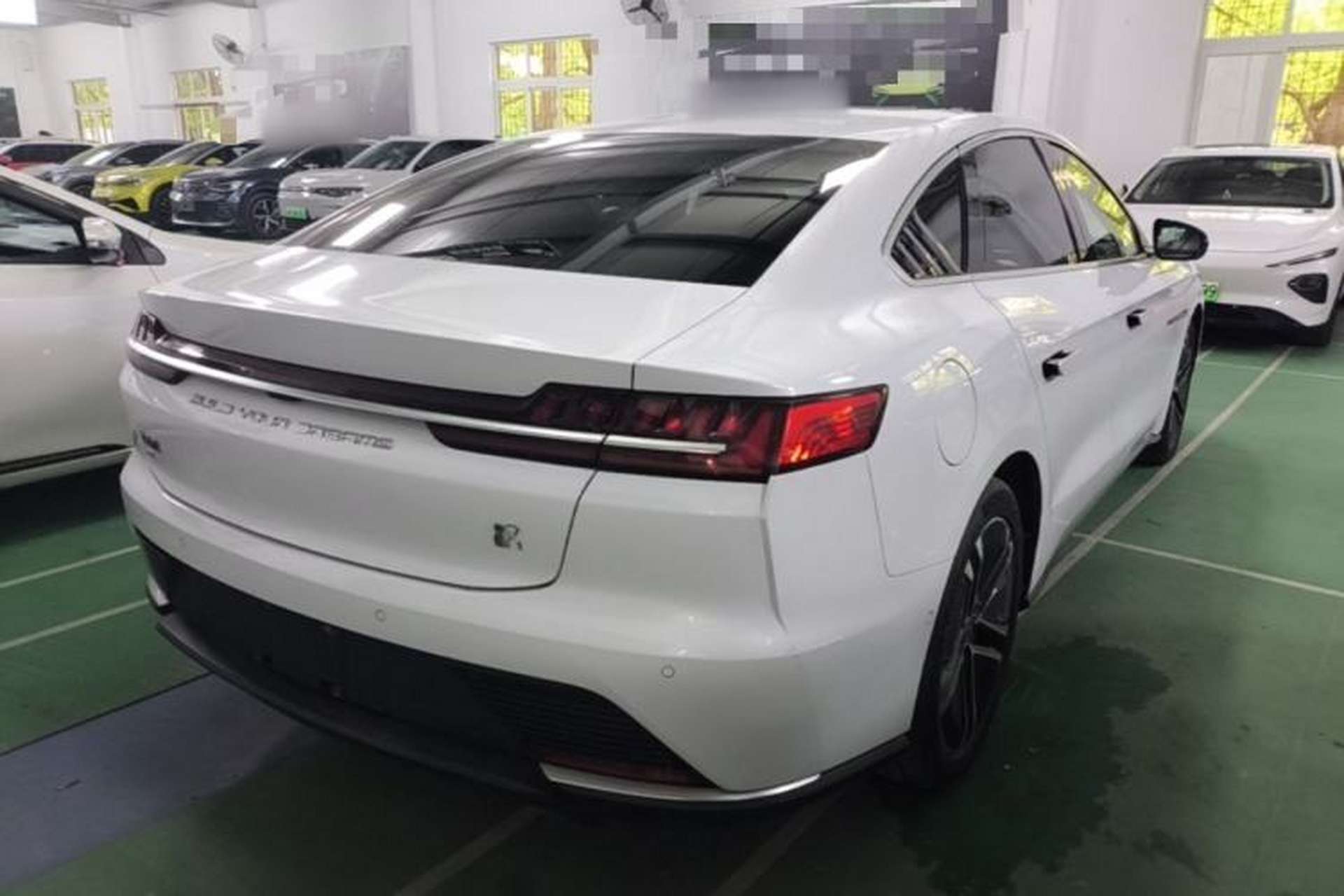 Used BYD Han 2020 EV Long-Range Deluxe Model Rear Right 45 Deg