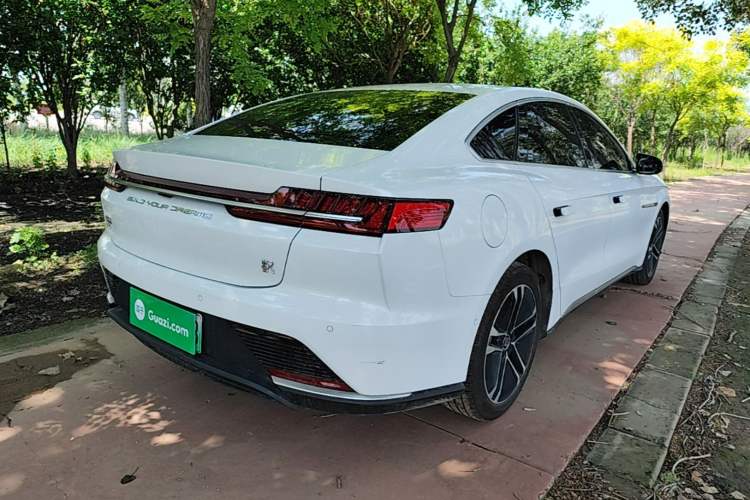 Used BYD Han 2020 EV Long-Range Deluxe Model Rear Right 45 Deg