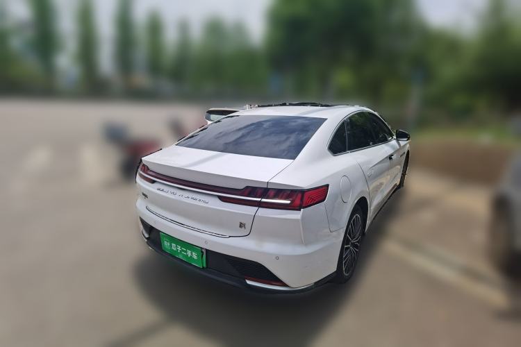 Used BYD Han 2020 EV Long-Range Luxury Model Rear Right 45 Deg