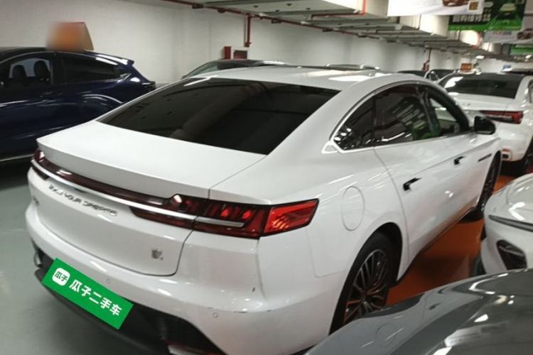 Used BYD Han 2020 EV Long-Range Luxury Model Rear Right 45 Deg
