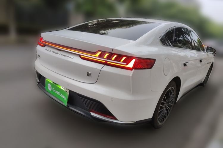 Used BYD Han 2020 EV Long-Range Luxury Model Rear Right 45 Deg