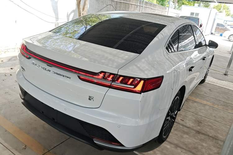 Used BYD Han 2020 EV Long-Range Luxury Model Rear Right 45 Deg