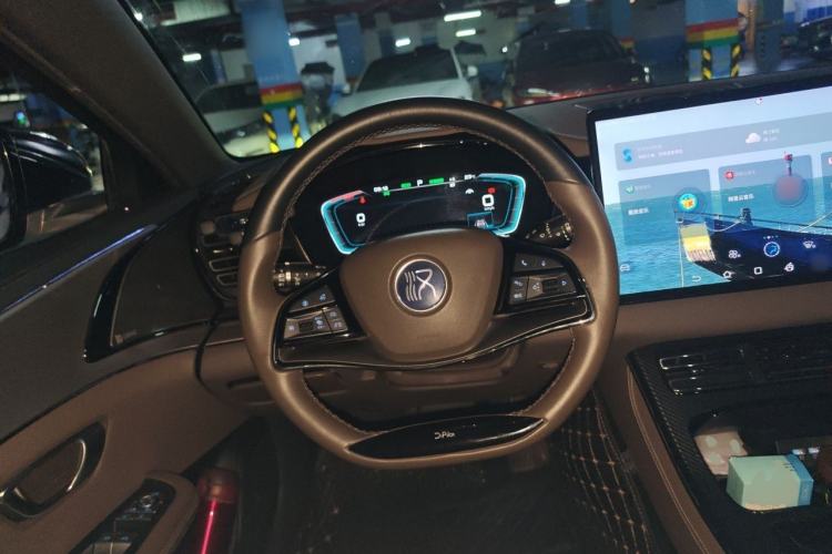 Used BYD Han 2020 EV Long-Range Luxury Model Steering Wheel