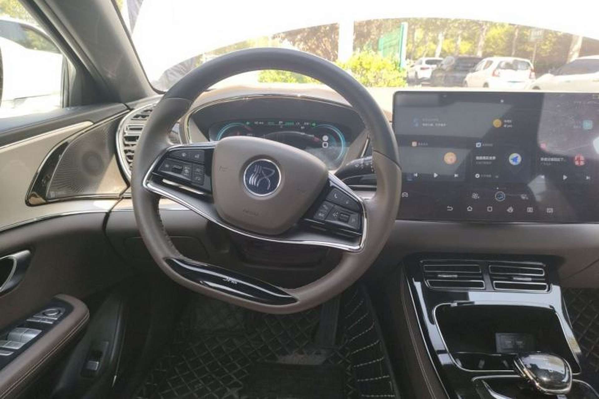 Used BYD Han 2020 EV Long-Range Luxury Model Steering Wheel