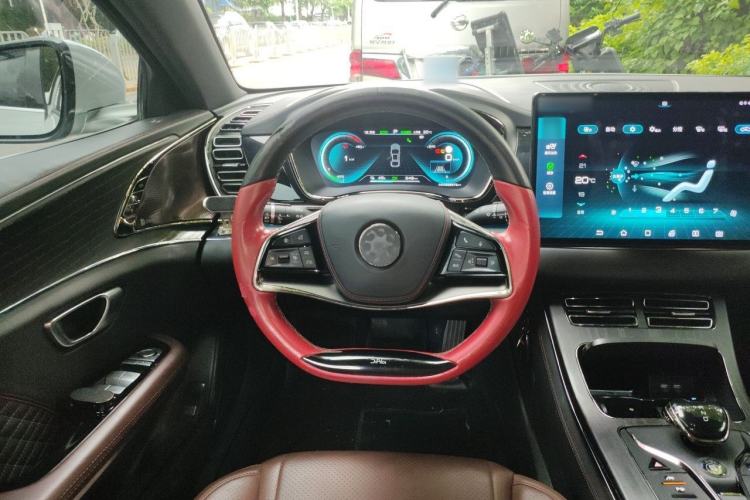 Used BYD Han 2020 EV Four-Wheel Drive High-Performance Flagship Model Steering Wheel