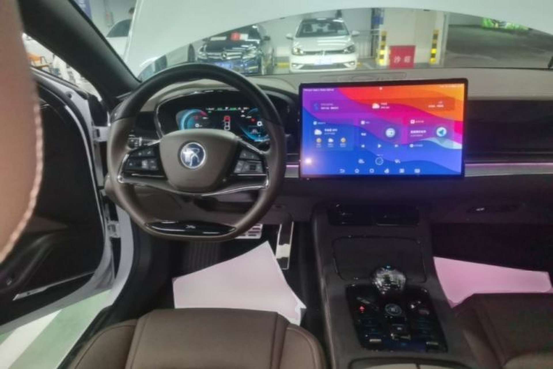 Used BYD Han 2020 EV Long-Range Luxury Model Steering Wheel
