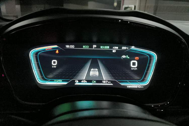 Used BYD Han 2020 EV Four-Wheel Drive High-Performance Flagship Model Instrument Cluster