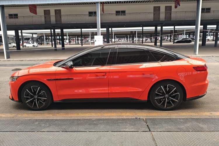 Used BYD Han 2020 EV Four-Wheel Drive High-Performance Flagship Model Left Side