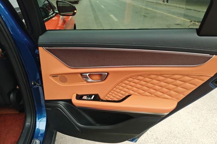Used BYD Han 2020 EV Four-Wheel Drive High-Performance Flagship Model Right Rear Door Interior