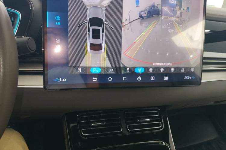 Used BYD Han 2021 EV Standard Range Luxury Model Audio And AC Panel