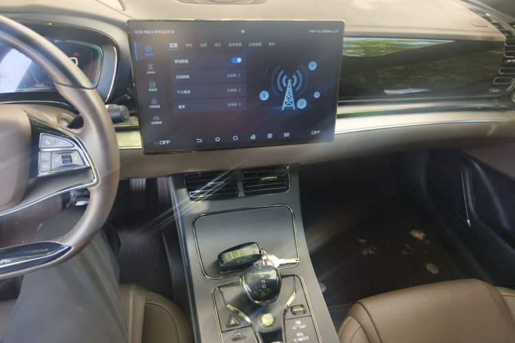 Used BYD Han 2021 EV Standard Range Luxury Model Audio And AC Panel