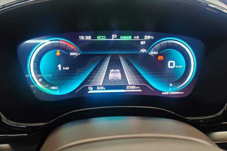 Used BYD Han 2021 EV Standard Range Luxury Model Instrument Cluster