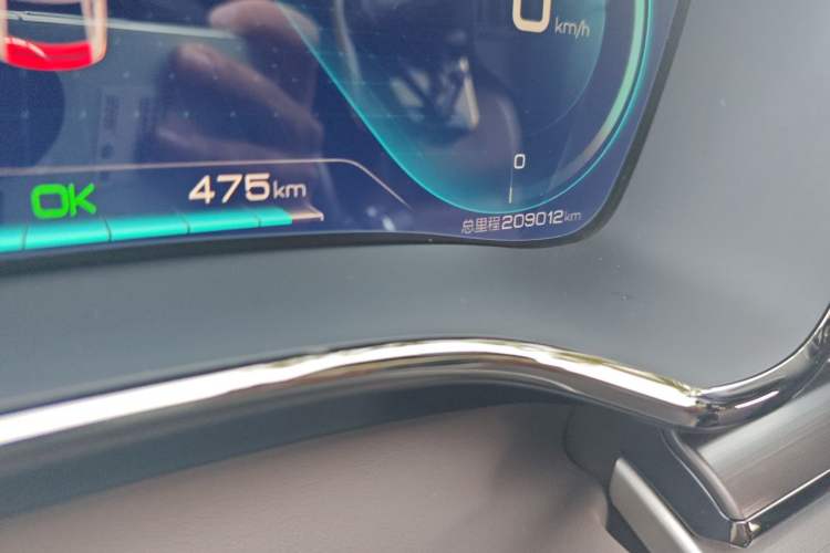 Used BYD Han 2021 EV Standard Range Luxury Model Odometer Close Up