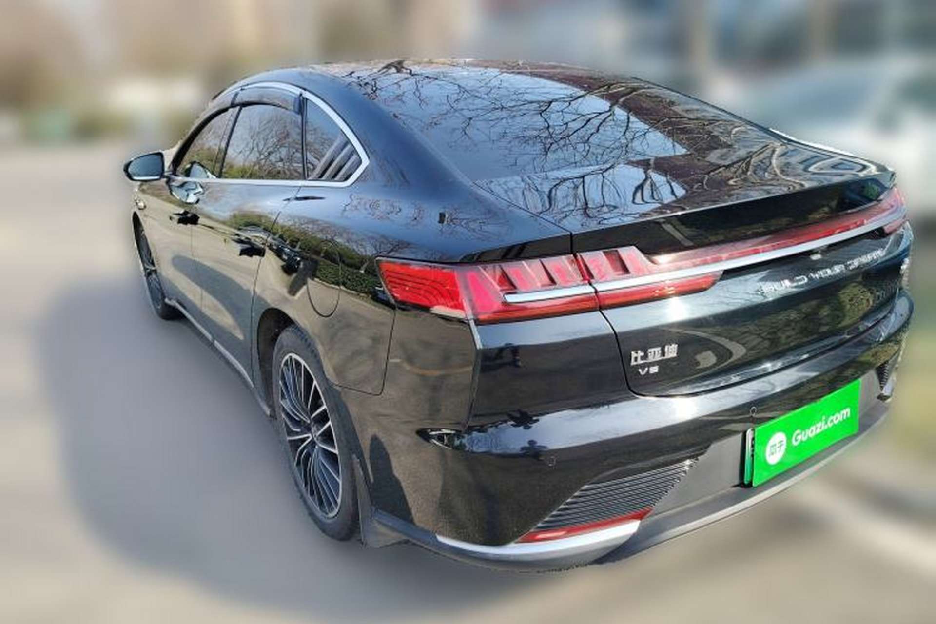 Used BYD Han 2021 EV Standard Range Luxury Model Rear Left 45 Deg